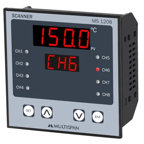 Ms-1208 Multispan 8 Channel Scanner - Color: Black