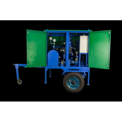 16000Lph Three Stage Transformer Oil Filtration Plant - Color: Blue And Green