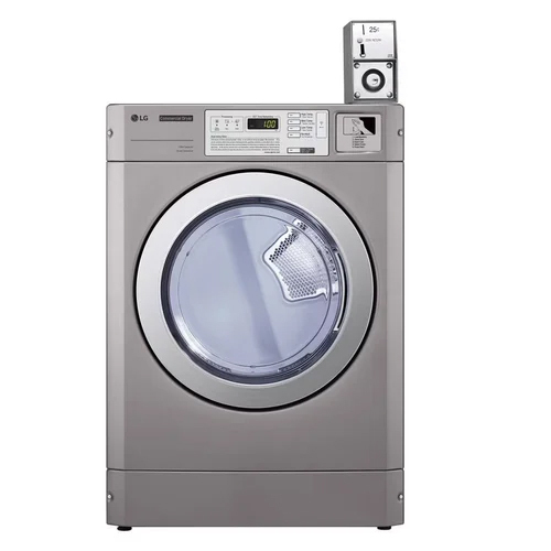 LG Giant Standard Capacity Dryer - Stainless Steel, 27x38.7x30.1 Inches | Fully Automatic, Free-Standing, Grey Color, Industrial Use, 220-440 Volt