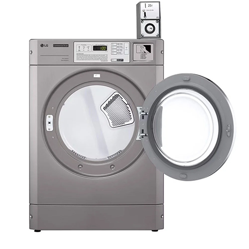 LG Giant Standard Capacity Dryer - Stainless Steel, 29 x 40.2 x 42.9 Inches, Grey | Fully Automatic, Floor Mounted, 220-440 Volt