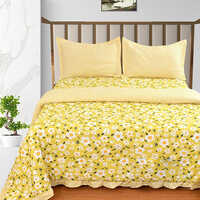 Flower Printed Frill Comforter Sets