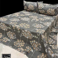 Printed Glace Cotton Bedsheet