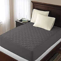 01_Grey Color Matress Protector