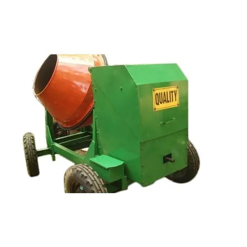 Diesel Engine Concrete Mixer - Color: Green