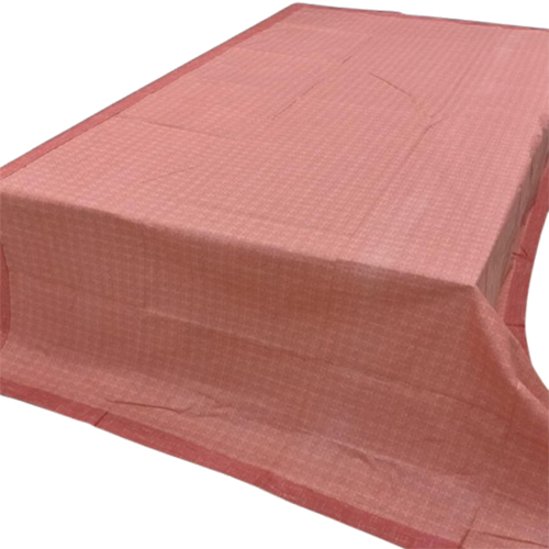 डिजिटल चेक प्रीमियम शुद्ध सूती लाल रंग का टॉपशीट