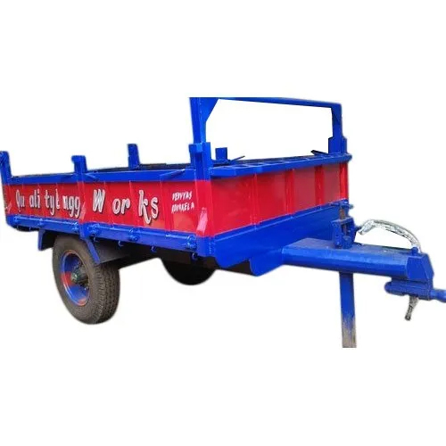 Cast Iron Tractor Trolley