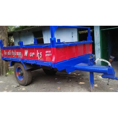 Cast Iron Tractor Trolley