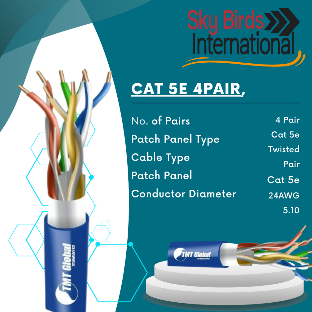 Cat5e Double Coated Range - Armored Material: Pvc