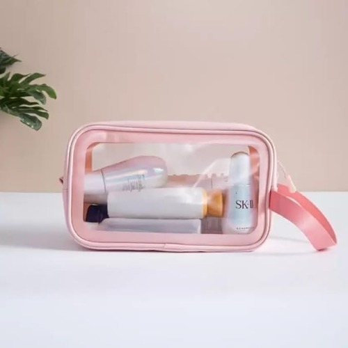 Pink Wash Bag - Design: Plain