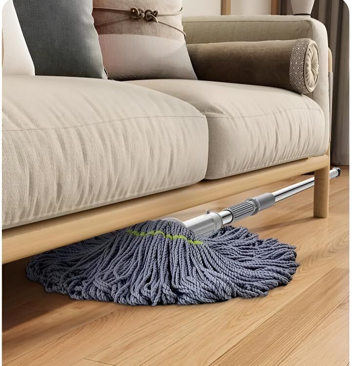 Twist Floor Cleaning Mop - Stainless Steel & Microfiber, Different Sizes Available, Durable Design For Industrial And Home Use