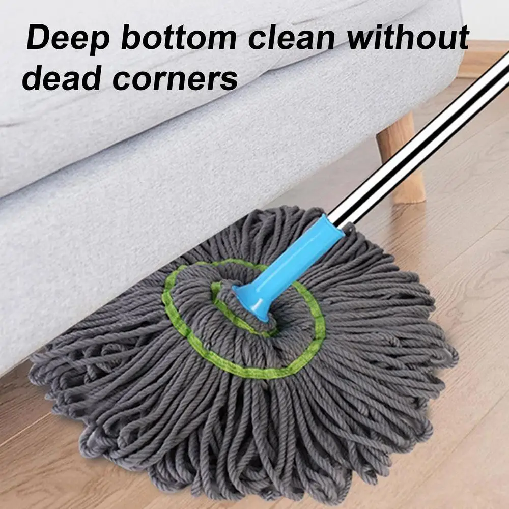 Twist Floor Cleaning Mop - Stainless Steel & Microfiber, Different Sizes Available, Durable Design For Industrial And Home Use
