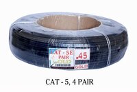 Cat 5e 4-pair Ldpe Cable (gold 0.41) - Armored Material: Pvc