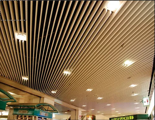 Vindsil Color Coated Baffle Metal False Ceiling - Application: Residential & Commercial