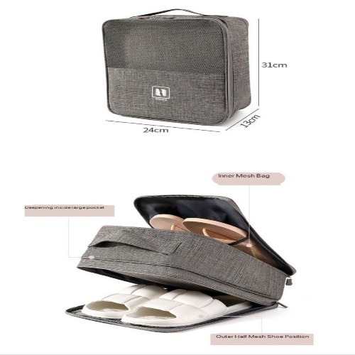 Shoe Cover Bag - Color: Grey