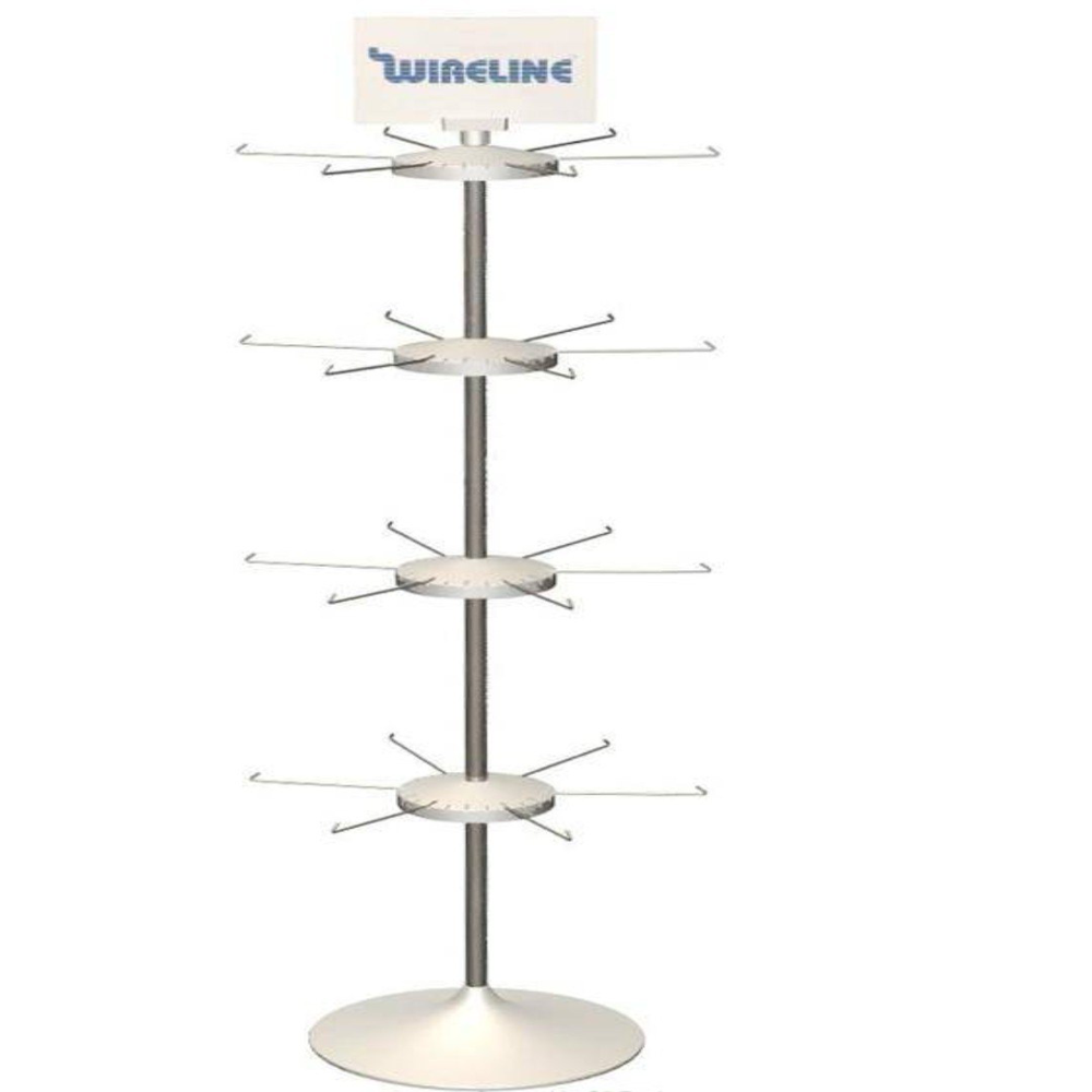 Tetrapack Holding Display Rack - Metal Frame, 4-slot Design , Ideal For Retail Use, Enhances Product Visibility And Organization