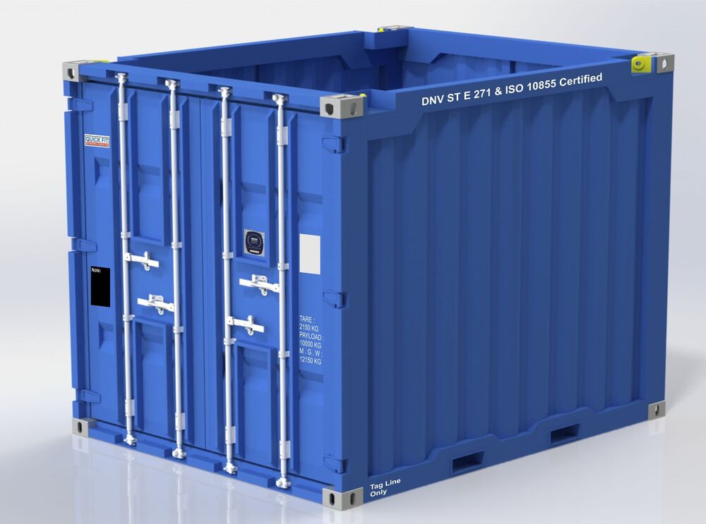 10 ft DNV Open Top Container