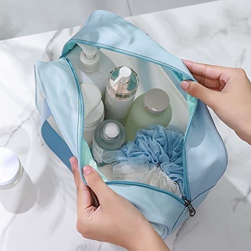 Transfer Blue Wash Bag