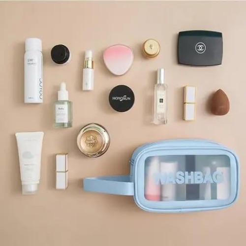 Transfer Blue Wash Bag