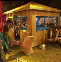 Restaurant Bamboo Huts - Color: Brown