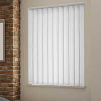 Vertical Curtain Blinds - Color: White