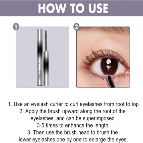 Stereoscopic Fibrous Eye Black Mascara