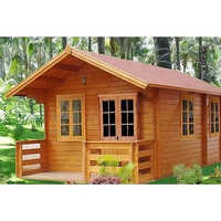 Modern Wooden House - Color: Brown