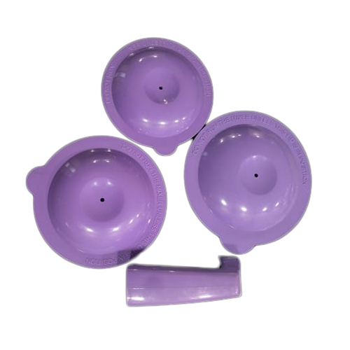 Plastic Moulded Mixer Juicer Jar Lid And Handle - Color: Purple