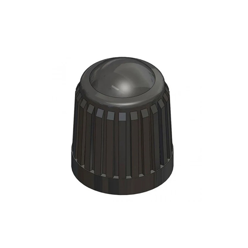 Plastic Moulded Valve Dust Cap - Color: Black