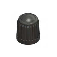 Plastic Moulded Valve Dust Cap - High Quality Plastic,  Powder Coated Black Finish | Secure Fit, Dust And Debris Protection