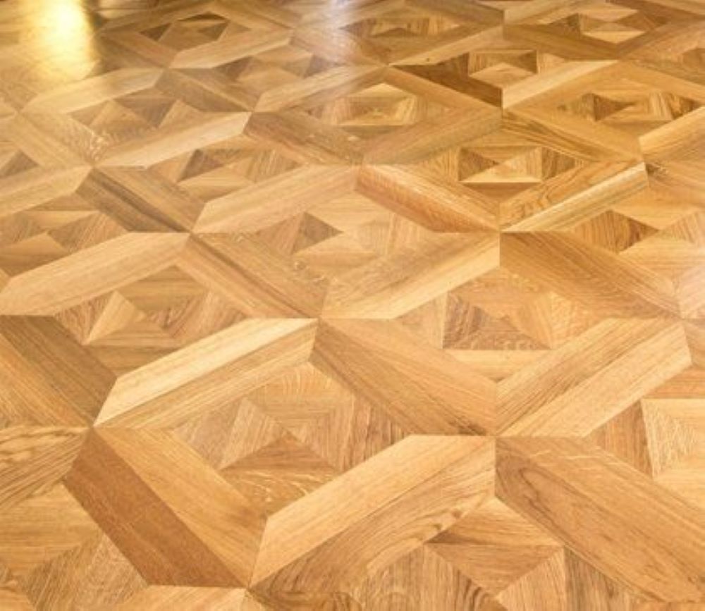 3d Parquet Flooring - Color: Warm Honey