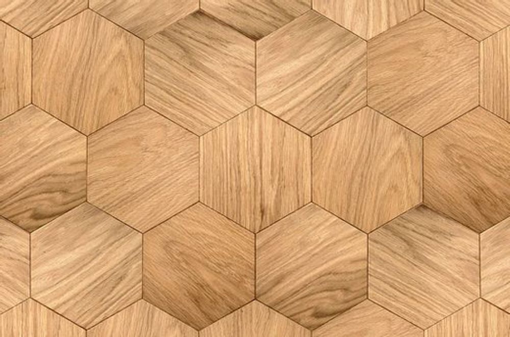 Honeycomb Oak Designer Flooring - 14mm Thick Engineered Wood, Brown - Uv-protected Matte Finish, Anti-slip, Antibacterial, Stain And Scratch-resistant