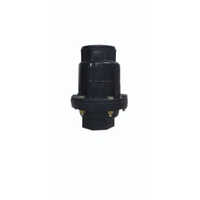 Pvc None Return Valve - Pvc, 2 Inch Size, Black Color | Polished Finish For Industrial Use