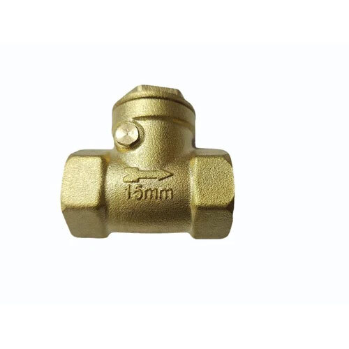 Brass Non Return Valve - Finish: Polished