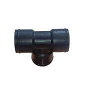 Pp Plastic Fittings - Pp Material, 1/2 To 1" Inch Diameter, Black | Ideal For Agriculture Applications, Durable And Versatile Design