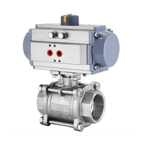 Actuators Ball Valve - Color: Silver