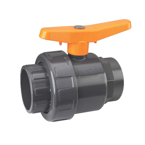 Ss 304 Three Piece Design Ball Valve - Color: Grey