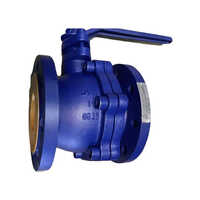 Cast Steel Two Piece Ball Valve - Color: Blue