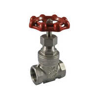 Gun Metal Gate Valve - Color: Silver