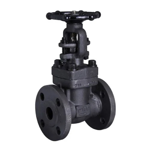 Forged Steel Flanged End Gate Valve - Color: Black