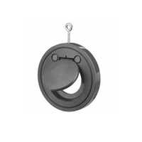 Cast Steel Wafer Type Non-return Valve - Cast Steel, Sizes 40 Mm To 1000 Mm, Silver Finish, Up To 180 Degrees C, Easy To Use, Ms Disc