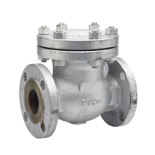 Stainless Steel Swing Type Check Valve - Color: Silver