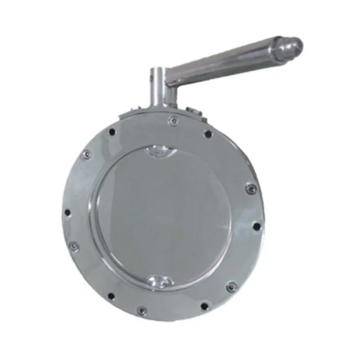 Ss 316 Wafer Type Pharma Butterfly Valve - Color: Silver