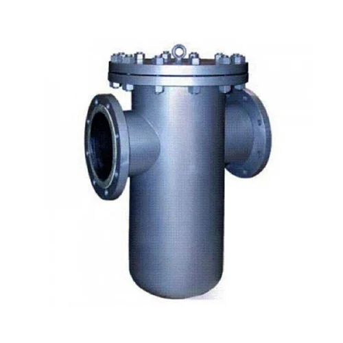 Ms Fabricated T Type Strainer - Color: Silver