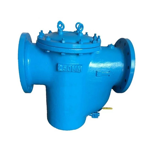 Ms Fabricated Pot Type Strainer - Color: Blue