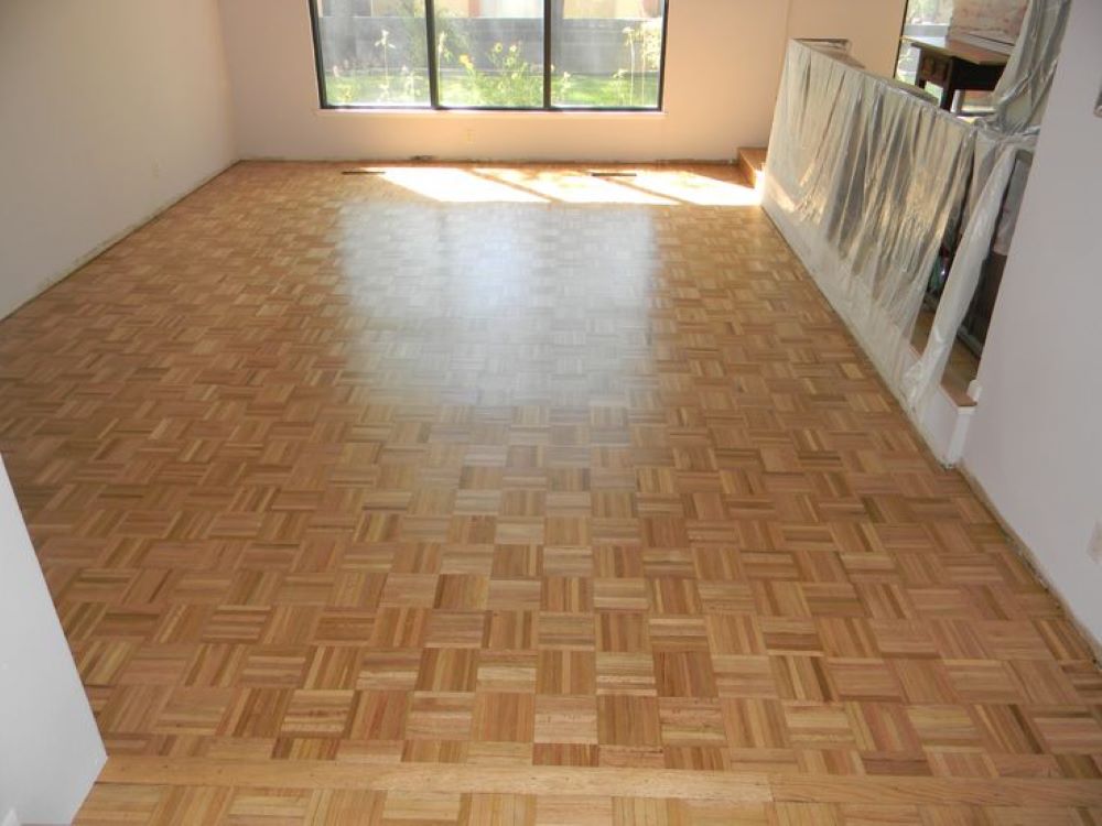 Teakwood Parquet Flooring - Color: Brown