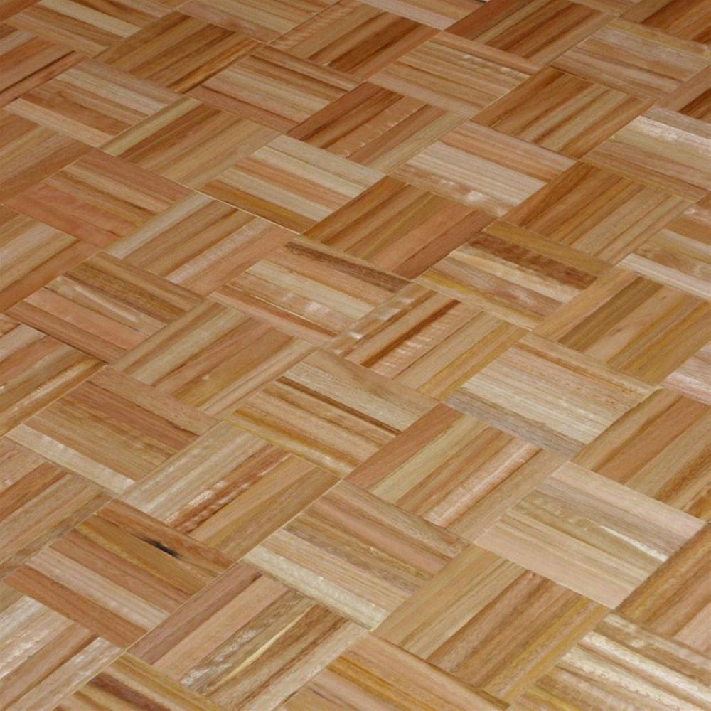 Teakwood Parquet Flooring - Color: Brown