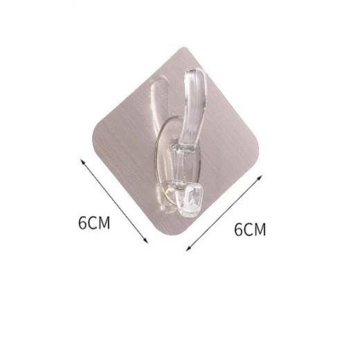 Silver 1 Hook Sticker