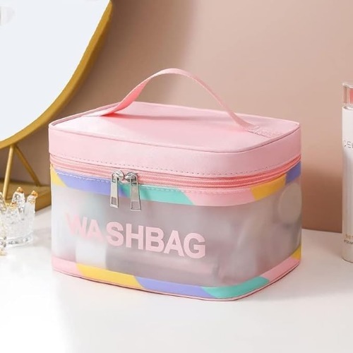 Multicolour Square Wash Bag
