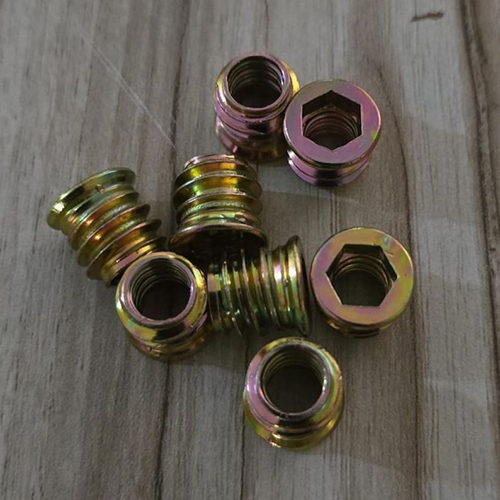 Brass Insert Nuts - Color: Golden