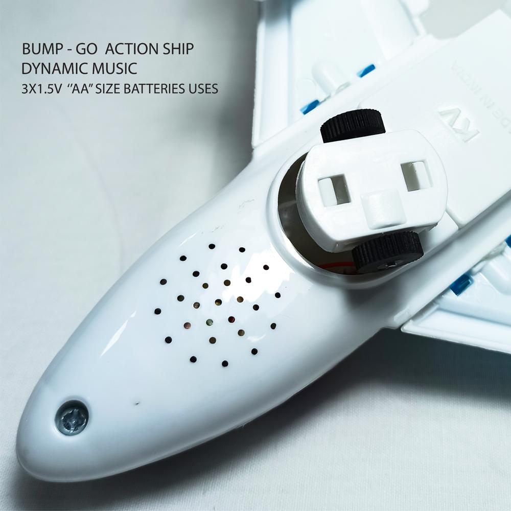 Bump & Go Airplane With Light And Music (747)